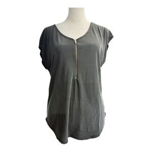 Green Envelope zippered Blouse